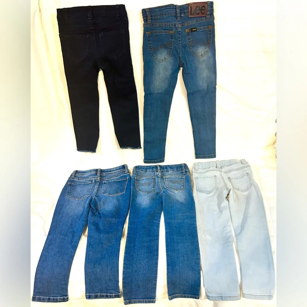 5 Pair BUNDLE!! Girls Jeans size 4 Toddler Jumping Beans
Garanimals Lee Baby Gap - Picture 3 of 13